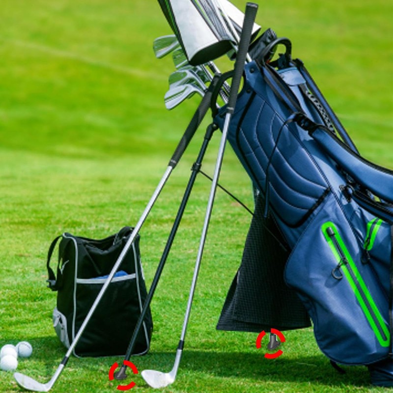 Orivin 2 Pcs TPE Golf Bag Stand Replacement Feet Durable