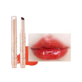 Flortte Melting Sheer Lip Lip Gloss, High Coloring Lip, Ruddy Color, No Smudge Makeup, Moisturizing Lipstick, Glossy, Long Lasting, Long Lasting, Color Variations, Prevents Sticking (#04)