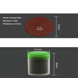 Juego de Ruedas de Corte de Disco de Corte de Resina de 36 Piezas Mini Rueda de Corte Accesorios de Amoladora Eléctrica para Herramientas Rotativas Diámetro de Corte de Metal 25mm/1Pulgada