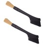 2 Pack Coffee Machine Cleaning Brush, Removable Dual Purpose Dusting