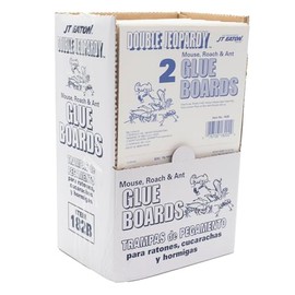 Double Jeopardy Flat Glue Board – 8.5" x 5.25" – High-Strength Rodent and Insect Trap – Durable Non-Toxic Adhesive Surface – Effective Pest Control Solution