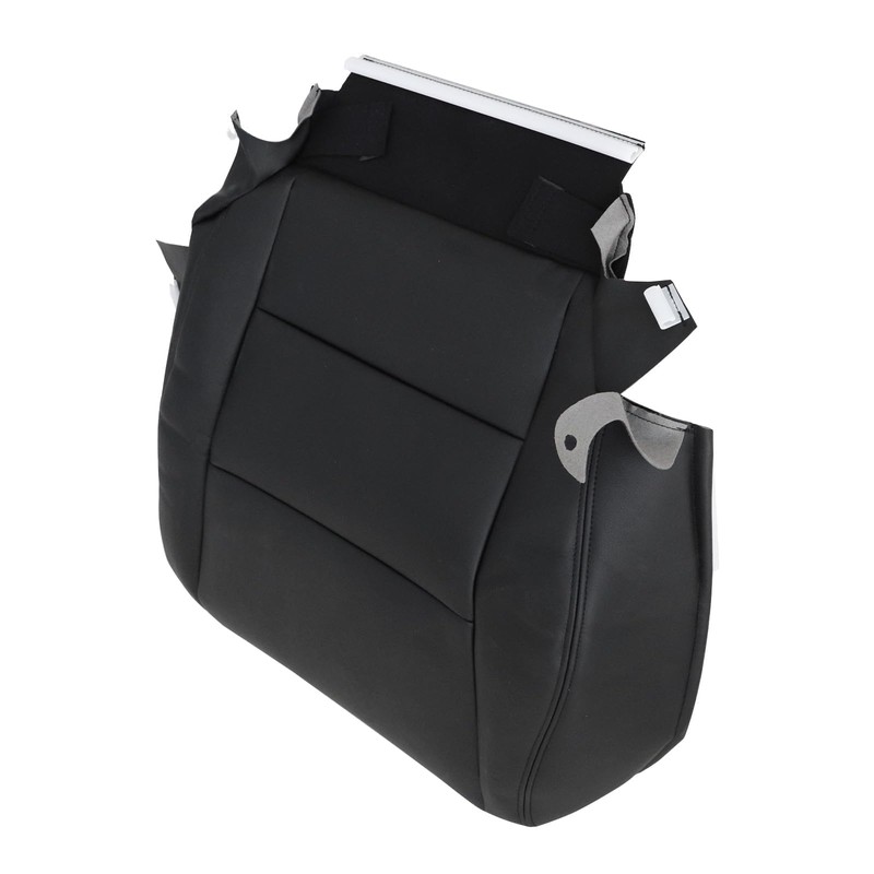 FZJDSD Black Driver Side Bottom Microfiber Leather Seat Cover Compatible