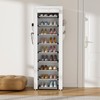 VILICK Shoe Rack with Cover Narrow Shoe Rack Organizer with