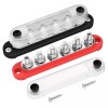 DAIERTEK 12V Bus Bar 6 x 5/16" (M8) Terminal Studs