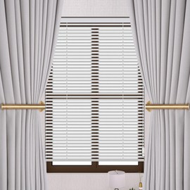 Groleca 2 Pack Adhesive Curtain Holdbacks Curtain Tie Backs Curtain Holdbacks No Drill Curtain Pull Backs Adhesive Curtain Hooks Curtain Holders for Drapes (2, Gold)