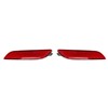2 Pcs Rear Bumper Reflector Left Right TO1185110 Red Tail