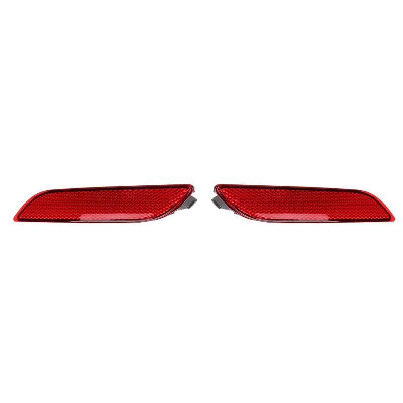 2 Pcs Rear Bumper Reflector Left Right TO1185110 Red Tail