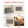 72-Piece Complete Set for Kitchen Storage Empty Spice Jars Lids