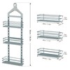 Orimade Adjustable Anti-slip Shower Caddy Overhead, Rustproof Hanging Shower Organizer