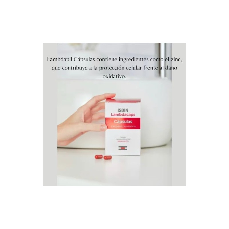Kit Lambdapil Shampoo Anticaída 200ml + Lambdacaps 30 Caps