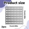 Stainless Steel Drain Cover, 5.9 x 5.9 Inch, Waterproof Mesh