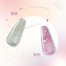 Biutee Magnetic Nails, Icing Gel, Gel Nail, Color Gel, Magnet, Nail Workshop, Cat Eye Gel, 2 Color Set, UV/LED Compatible, Magnetic, For Beginners & Professionals, Dazzling, Sparkling