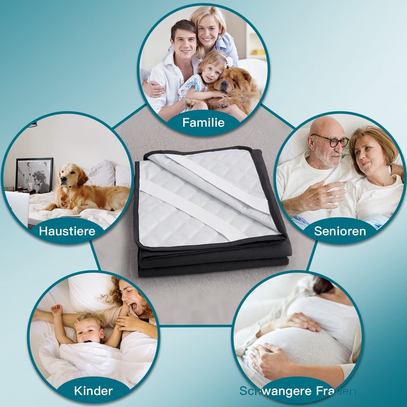 Arcona Mattress Protector 100 x 200 cm Waterproof, Breathable Waterproof