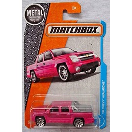 Matchbox 2017 MBX Adventure City 02 Chevy Avalanche 24/125, Pink