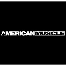 American Muscle USA - Calcomanía para coche, camión, parabrisas, 45 x 5 pulgadas, vinilo troquelado con letras blancas