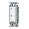 Panasonic Cosmo Series Wide with 21 Embedded Earth Terminal Double Outlet (Insulated with Frame (Beige) wtf15324fk