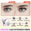 Lashes map for Clusters Kit Fluffy Dramatic Eyelashes Extension Kit