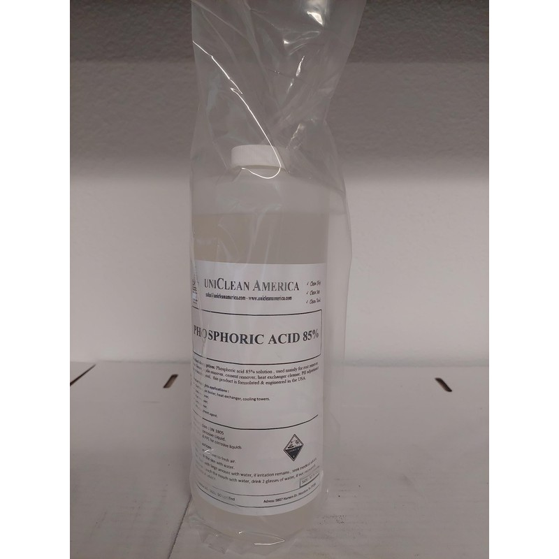 UniClean America Phosphoric Acid 85% - Rust Remover - Lime