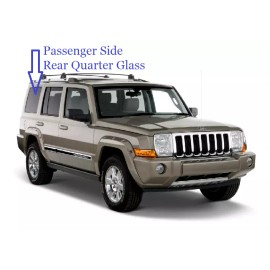 Aftermarket Products Fits  Jeep Commander 2006-2010 4 Dr SUV Passenger Right Rear Quarter Glass