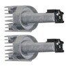 Set of 2 headlights LED daytime running light module 63127262731