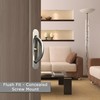 AlloyTech Pocket Door Pull Swivel Handle with Concealed Hardware and