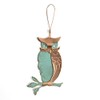 Dos Damas Designs Owl Copper Ornament