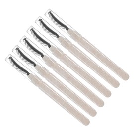DOITOOL 6pcs Eyelash Mascara Wands Applicators for Makeup Portable Lash Cleaning Kit Sturdy Handle and Flexible Bristles for Eyelash Extensions and Eyebrow Grooming