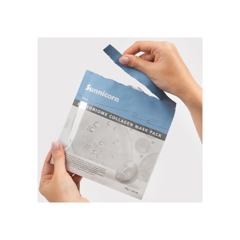 Sunnycorn Microbiome Collagen Mask Pack 1 set (4 sheets) /