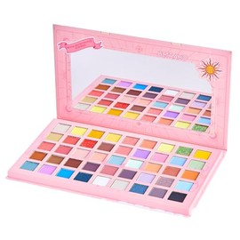 Paleta de Sombras de Ojos de 45 Colores con Espejo - Kit Paleta de Maquillaje de Mate Brillante, Sombras de Maquillaje de Alta Pigmentación