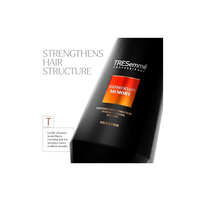 TRESemme Thermo Sculpt Memory Shampoo resilience-building for repairing damaged hair