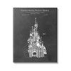 Stupell Industries Detailed Castle Diagram Chart Canvas Wall Art, Design