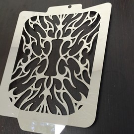 AfterMokit Radiator Grille Cover Guard Protector for 2006-2013 for Suzuki Boulevard M109R Chrome Flame