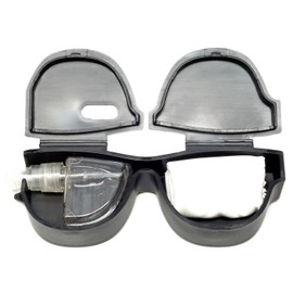 Calabria Kool Klean Eyeglasses Lens Cleaner Kit Black 15 ml Cleaning Spray, White Microfiber Cleaning Cloth Eyewear Cleaning