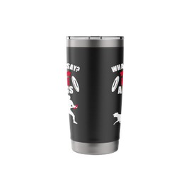 I Like Frisbee And Dogs Owner Golf Sport Ultimate Frisbee Stainless Steel Insulated Tumbler