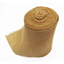 8 inch Wide by 60 feet Long Burlap Tree Plants wrap for Protection | High Density Finished Edges Country Outdoor Table Runner