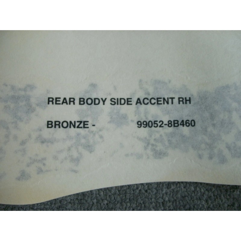 Factory, OEM Nissan Frontier right bedside decal sticker