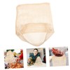 COLLBATH 4pcs Reusable Seafood Cooking Bags Thread Steam Bags for