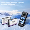Fantasyo Insta 360 X5 Battery 2 Pack 2800mAh High Capacity