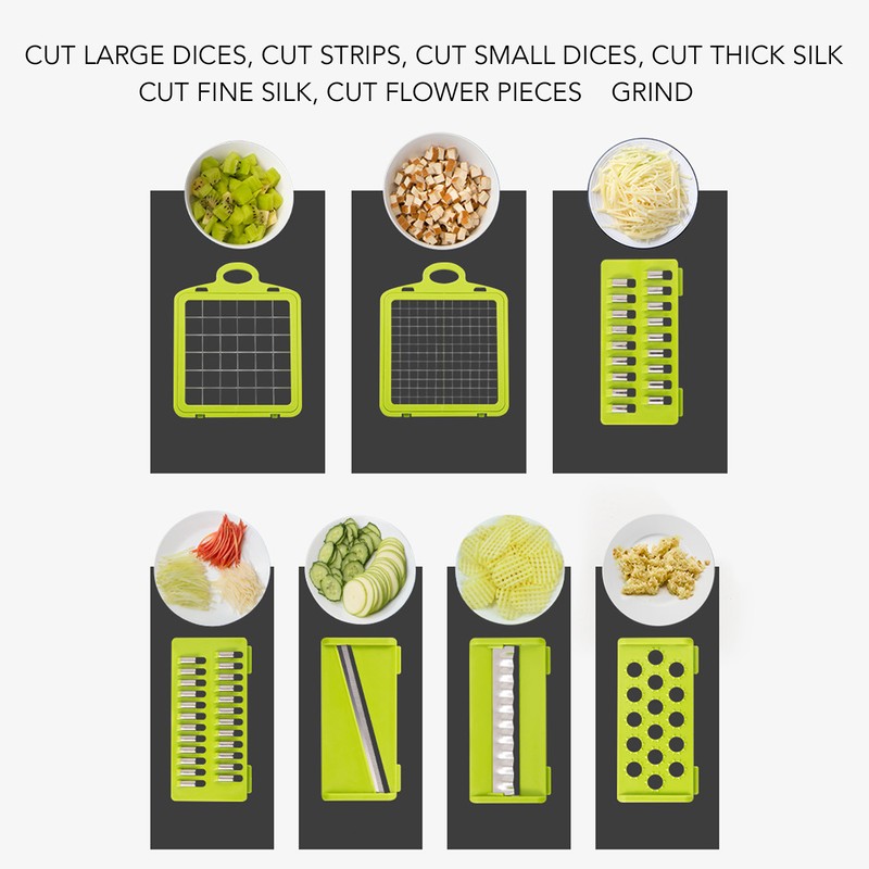Vegetable Cutter Peeler Chopper Fruit Potato Carrot Grater for Kitchen