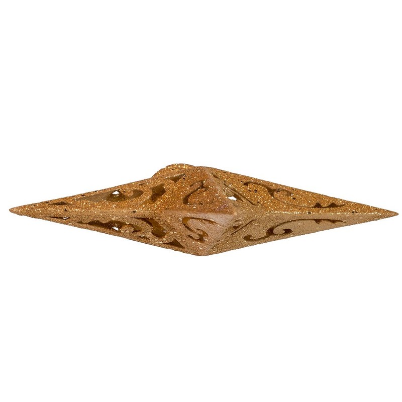 Kurt Adler 8-Inch Gold Glittered 5 Point Star Treetop