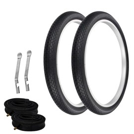 PRO+ Tires 24 x 2.125 Black G-5009 W/HEAVYDUTY Tubes & TIRE LEVERS