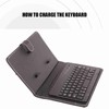 Universal Wireless Bluetooth Keyboard Flip Case Cover with Stand for