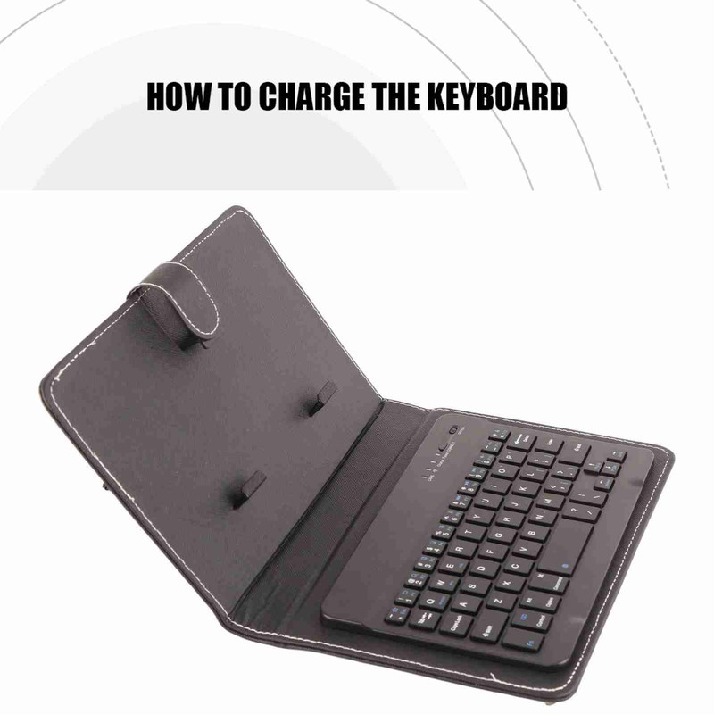 Universal Wireless Bluetooth Keyboard Flip Case Cover with Stand for