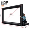 Inflatable Projector Screen, Towallmark 20FT Portable Blow Up Outside Projector