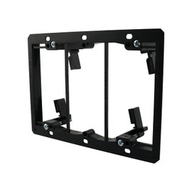 Maxmoral 2PCS 3-Gang Low Voltage Mounting Bracket Multipurpose Drywall Mounting Bracket for Wall Plate of Telephone Wires, Network Cables, HDMI, Coaxial, Speaker Cables