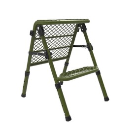 3D MAXpider Custom Fit Modular Tire Step (Army Green) Carbon Steel, 3 Modes (Tire Ladder/A-Ladder/Folding), Portable & Adjustable Height for Up to 30" Tires - Tire Step