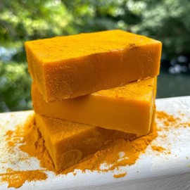 Jabón de Ácido Kójico con Cúrcuma y Limón, Barra Facial y Corporal, Limpieza Profunda Natural, 2 Piezas