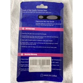 Unbranded Jaswell Pet Grooming Detangling Tool/Comb Two Sided Dog/ Cat