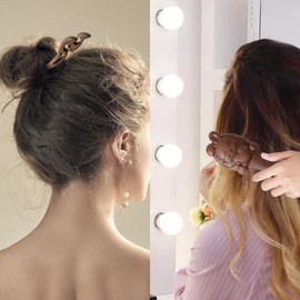 Rhinenet 3PCS Handmade Green Sandalwood Wooden Hair Comb Cute Animal Shaped Air Cushion Paddle Hair Brush Hairpin for Women Men (1pc Hairpin + 1pc Handle Comb + 1pc Rabbit Shaped Air Cushion Comb)