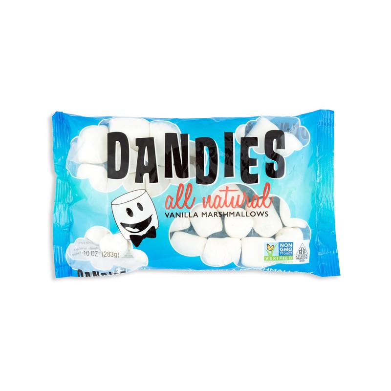 Dandies Vegan Marshmallows, No Artificial Flavorings, Food Dyes, Corn Syrup,